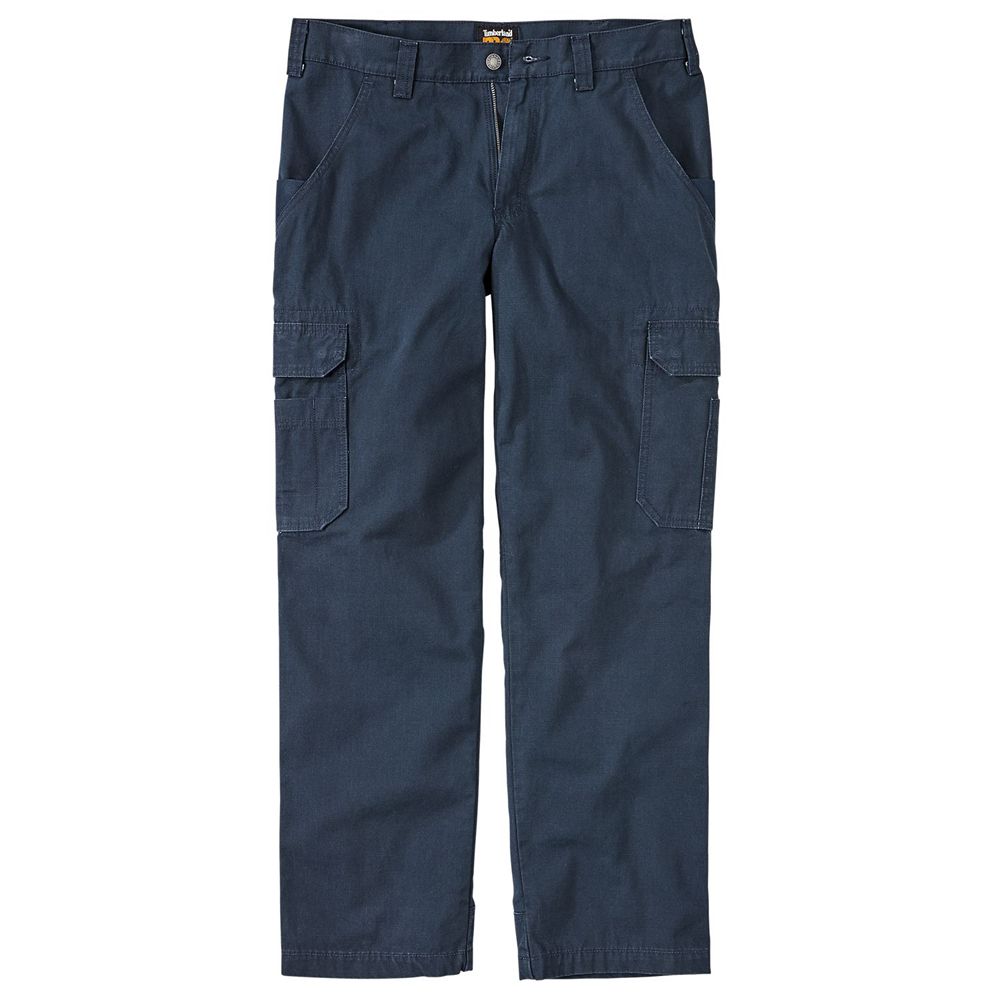 Pantalones Timberland Argentina Hombre - Pro® Work Warrior Ripstop Utility - Azul Marino - YRLZQM-93